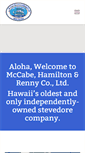 Mobile Screenshot of mhrhawaii.com